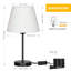 Ensemble de lampes de table noires 16,2 po Angel-May