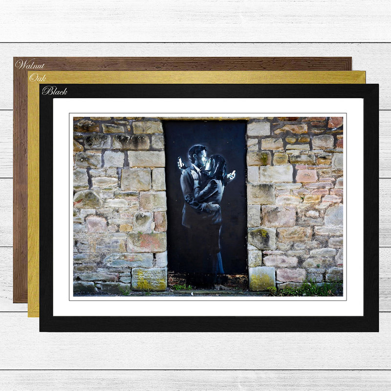 Single Picture Frame Print, Black