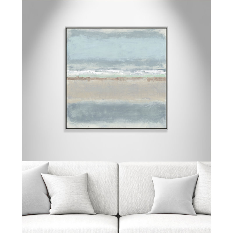 Dandelion 2-Painting Print on Canvas by Filippo Ioco, 45" H x 45" W x 2" D, Silver