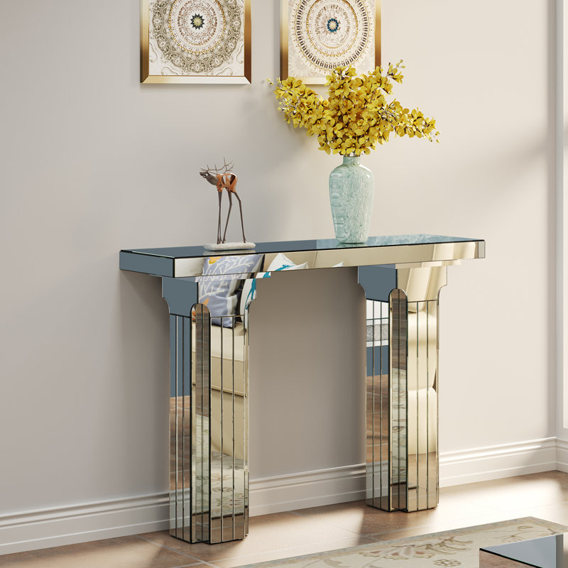 Console à miroir moderne pour hall d'entrée ou salon | Idée de cadeau