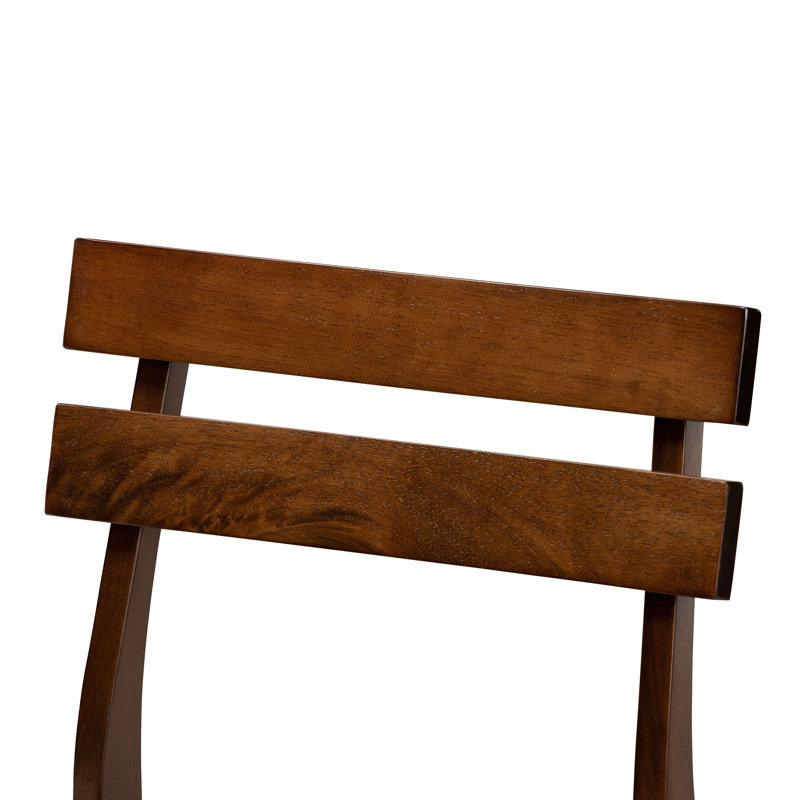 Katreina 17.7'' H Upholstered Walnut Side Chair, Light Gray