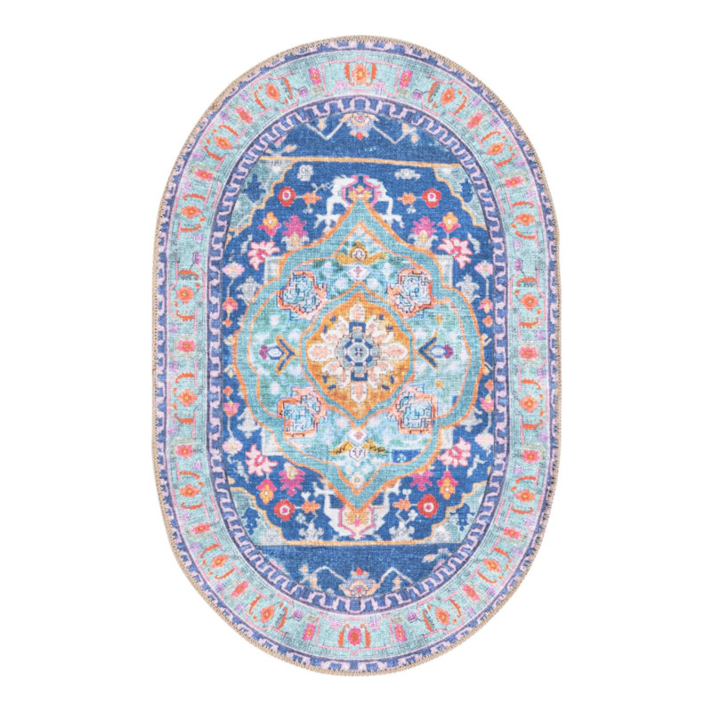 Sonja Chenille Oriental Indoor Rug, Oval 2' x 3'1"