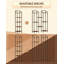 137.5 cm H x 33 cm W Book Display Bookcase