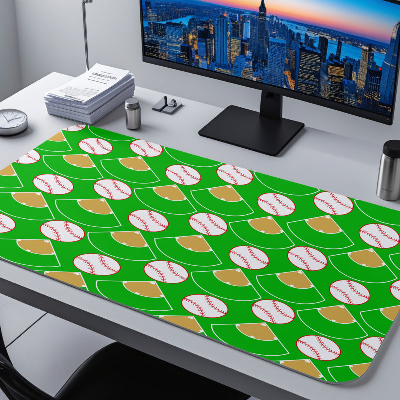 Polyester Desk Pad, 31.5x15.5
