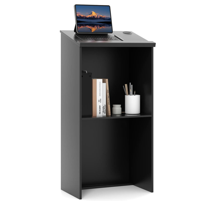 Sheaira 117cm H x 58cm W Corner Bookcase