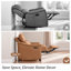 Fauteuil inclinable électrique moderne en cuir véritable Porto-401293609
