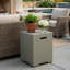 Couvercle de propane et table de rangement, 20 lb, accessoire de foyer extérieur, solution de refuge durable et élégante-119837230