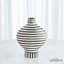 Colbert Vase-Black/White-578614647