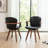 Kretzmer 21.2" W Bamboo Swivel Modern Dining Chair-96262354