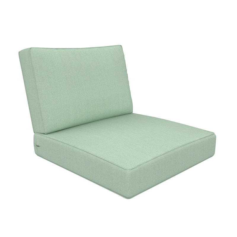 Outdoor Sunbrella Lounge Chair Cushion, Canvas Spa Sunbrella® Canvas