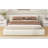 Stylish Beige Upholstered Bed