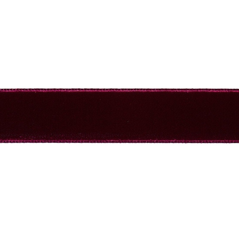 Velours ruban moyen, Aubergine