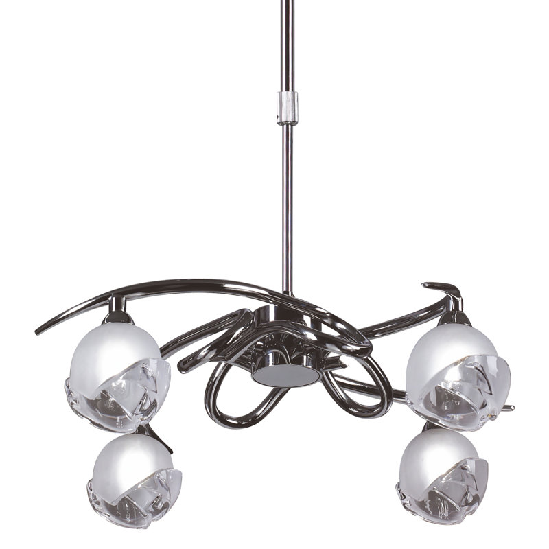 Swasey 4 - Light Shaded Chandelier