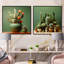 Cactus Jade Juxtaposition - Cactus carré, ensemble de 2 collages-1495836905-1495836919