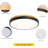 Modern Wood Ceiling Light,Round LED Flush Mount Ceiling Light,Minimalist Ceiling Lamp Ceiling Lighting Fixtures For Kitchen Bedroom Laundry Room Living Room Entryway Hallway&11.81 In-100023135