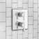 American Standard Tu184.740 Times Square 3 Function Pressure Balanced Valve Trim Only With Double Handle Integrated Diverter - Less Rough In Polished