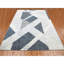 Tapis art déco en laine noué à la main gris 9 pi 1 po x 12 pi 1 po 975236F40ECC491FA5AE4360606284FB