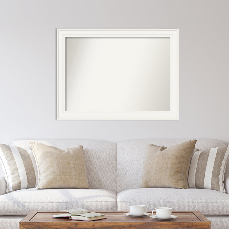 Miroir mural blanc Annelien, 32,5 po x 43,5 po
