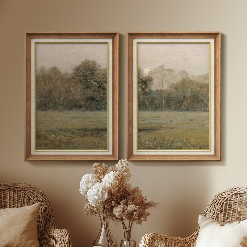Set of 2 Premium Framed Art Artworks on Premium Canvas with 26"x36" Frame