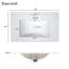 Meuble-lavabo simple 30 po avec comptoir en céramique Tamarah-197917778