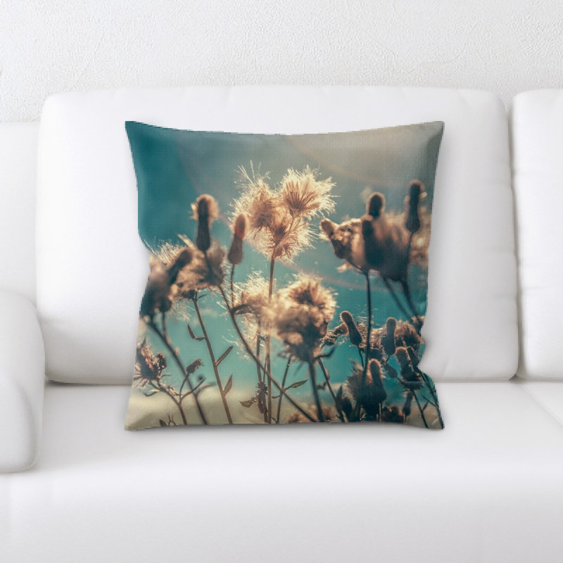 Coussin décoratif fleuri
