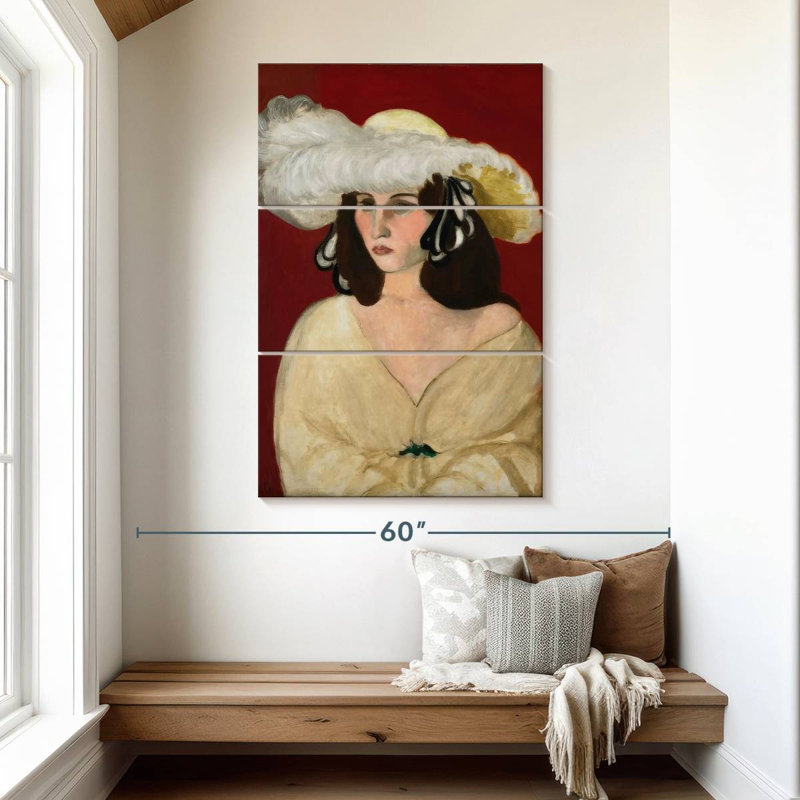 Plumes blanches Leisha, H 50 po x l 32 po