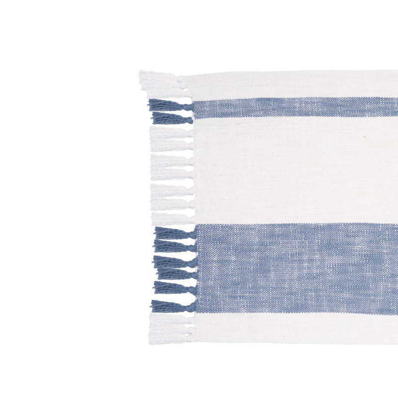  Indigo Placemat S/4, White