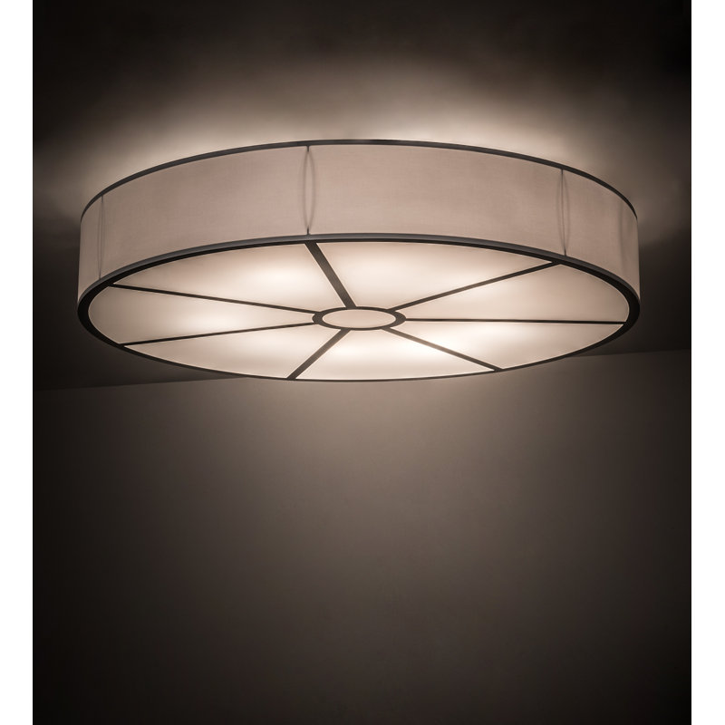 Cilindro Textrene 10 - Light Flush Mount