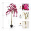 Bougainvillier artificiel en pot noir pour la décoration intérieure/extérieure