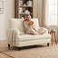 Upholstered Corduroy Armchair-1663064219