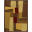 Aadi Abstract Hand-Knotted Wool Yellow/Brown/Red Area Rug-812006281