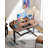 Height Adjustable Electric Standing Desk With Storage Shelf And Pull-Out Drawer, Modern Ergonomic Computer Workstation-1107650134-1107650133