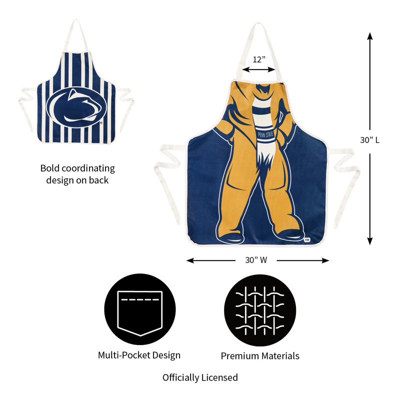 Ensemble de tablier double face NCAA, Université de Pennsylvania State