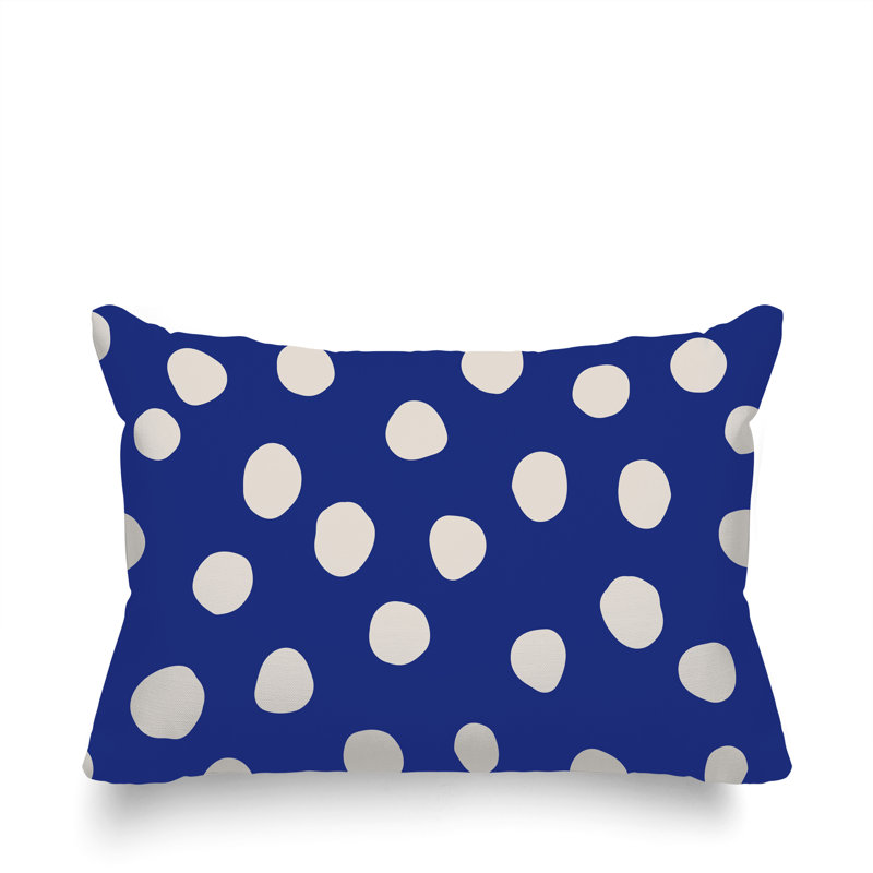 Coussin lombaire réversible intérieur / extérieur Sofi Minimalist, H 18 po x l 25 po, Marine