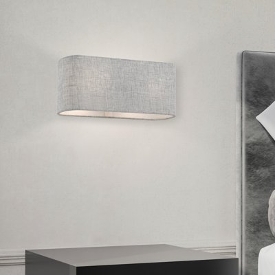 Oellers Steel Flush Mounted Sconce