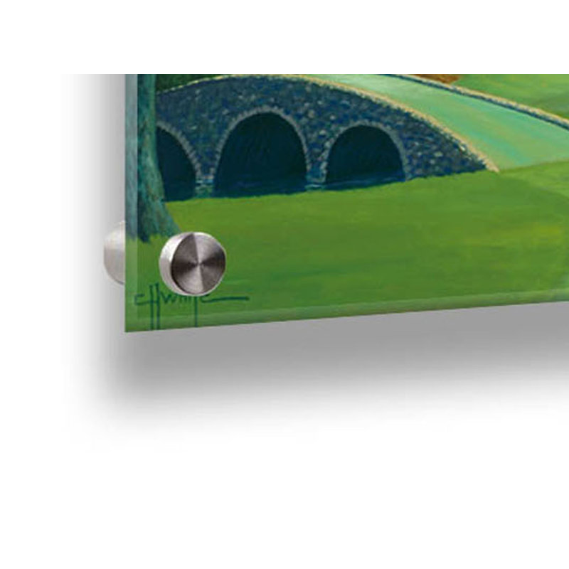 «12th Hole at Augusta National» par Charles White - Acrylique, H 16 po x l 24 po, Impression sans cadre