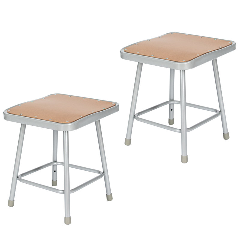 Tabouret à hauteur fixe Clint (paquet de 2), 18"