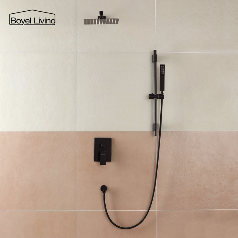 All-In-One Kit with Rough in-Valve, Matte Black