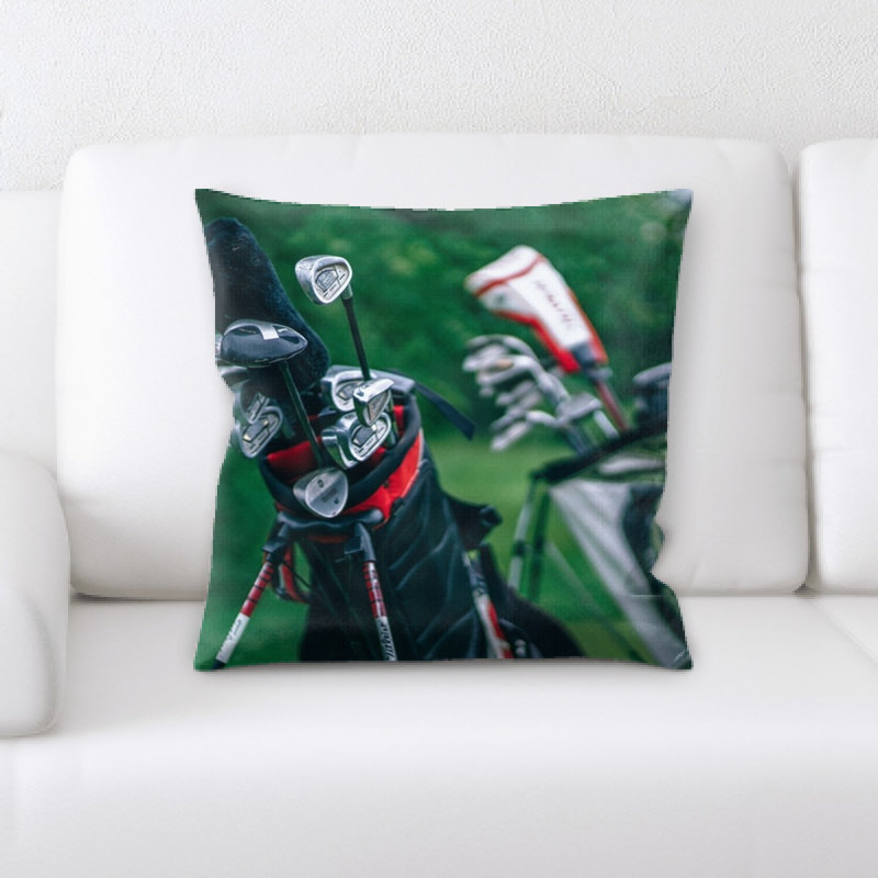 Microsuede Reversible Throw Pillow