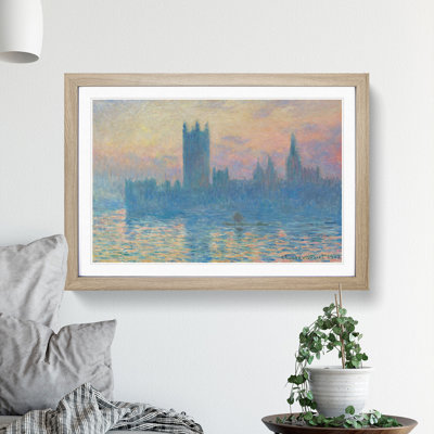 Houses of Parliament in London Vol.1 by Claude Monet - Picture Frame Painting