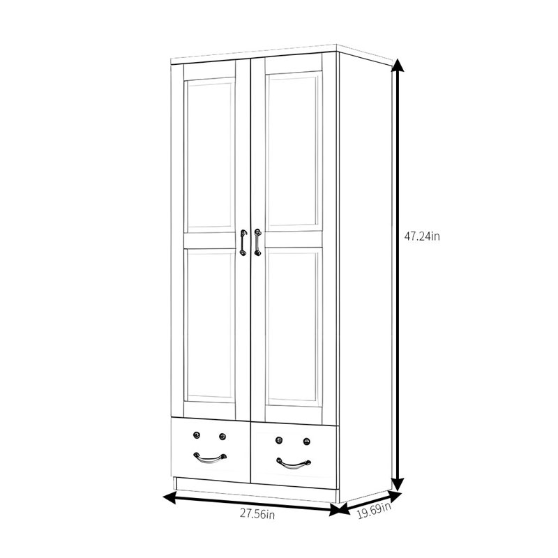 Brian, 47" H x 28" W x 20" D