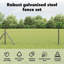 Vidaxl Fence With Posts PVC-Coated Steel-116797922-116797924