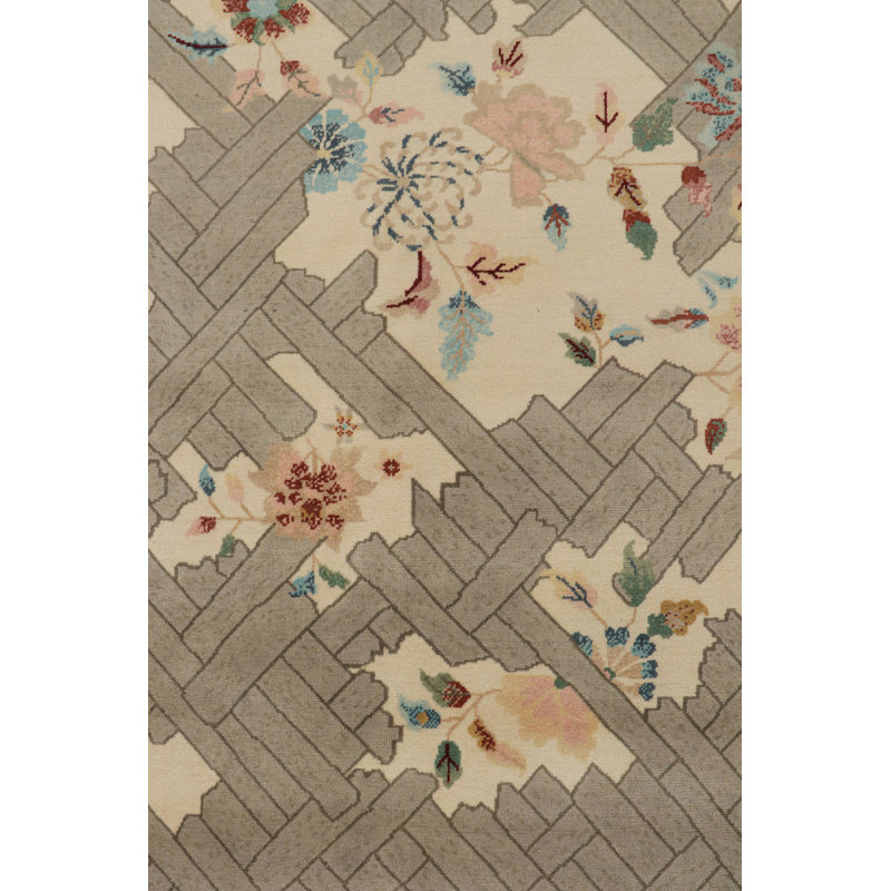 One-of-a-Kind Hand Knotted Area Rug, Rectangle 7'8" x 10'3"