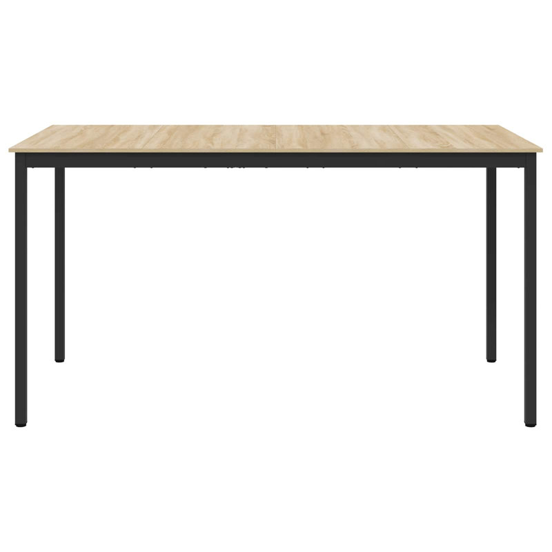 Standing Bar Table Engineered Wood, Oak, 105cmH x 200cmL x 100cmW
