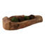 Bol décoratif en bois sculpté à la main - Bol décoratif moderne parfait pour la table basse - Complète le style de la table et de la décoration intérieure - Brun