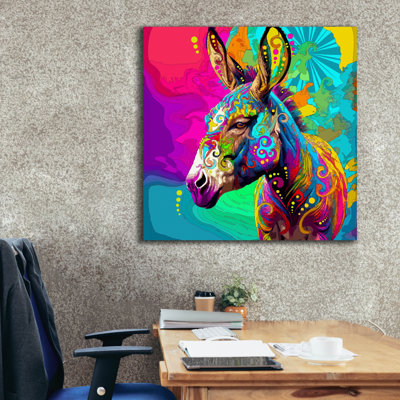 «Donk» par Dean Russo, art mural sur toile