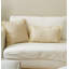 Housse de coussin élégante 100% coton, couleur beige, 11,8 po x 19,7 po | Lavable à la machine, programme de lavage à la main recommandé | Parfait pour le canapé, la chaise et la décoration intérieure, tissu doux et durable pour le confort-113177754