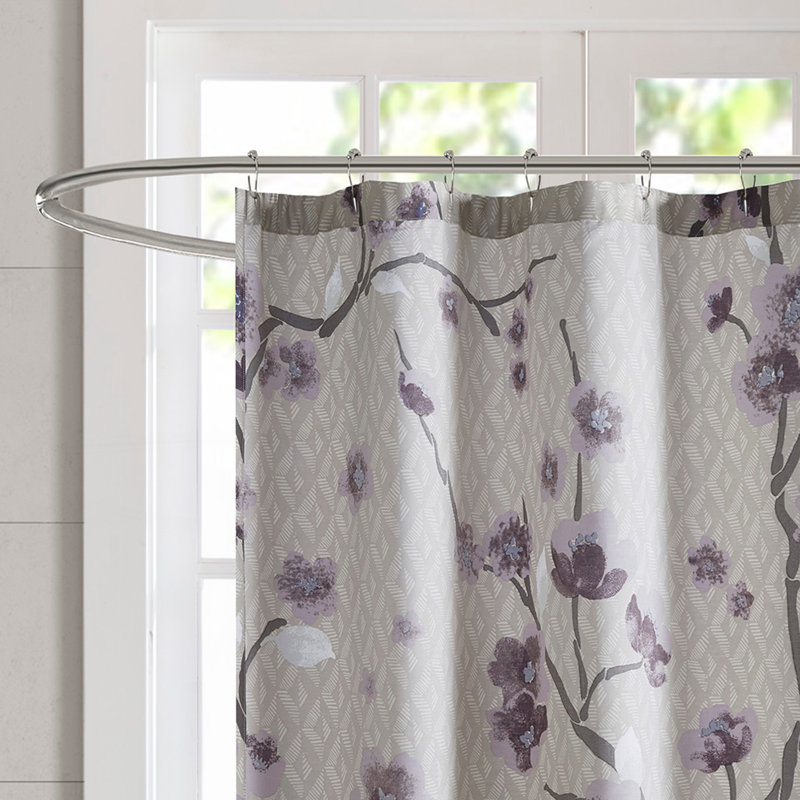 Rideau de douche en coton