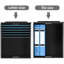 Black Portable Foldable Suspension File Storage Box with Lid Slide Linen Hanging Filing Organiser Boxes 4 Pack-134279513-134279512