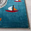 Tapis gris / bleu / rouge Hiles-1018722875